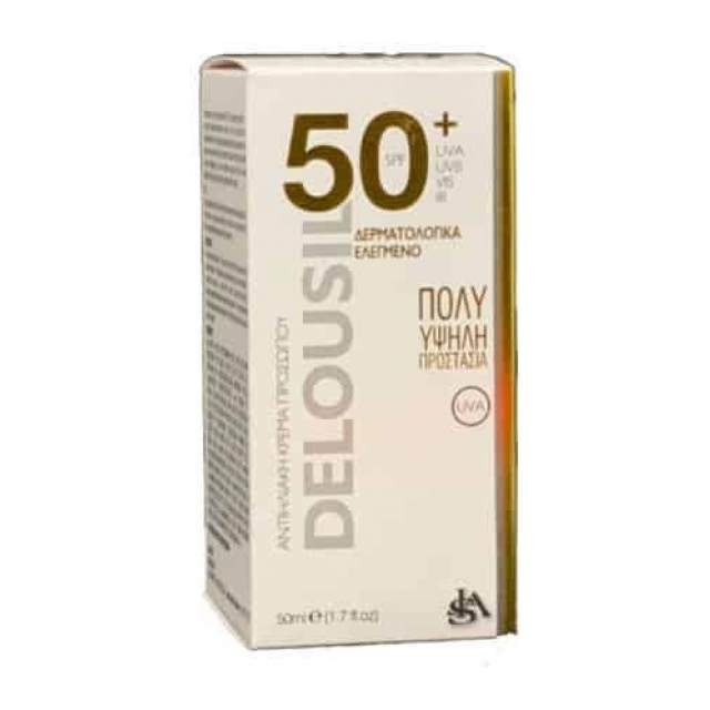 DELOUSIL Αντιηλιακή Κρέμα Προσώπου 50 SPF 50ml