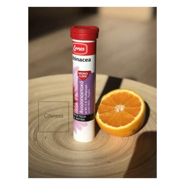 Lanes Echinacea Προστασία και Αμυνα ανοσοποιητικού συστήματος 20 αναβράζουσες ταμπλέτες