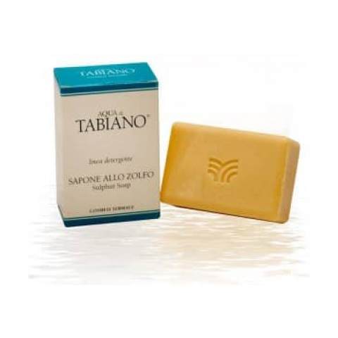 Tabiano Sapone Allo Zolfo Σαπούνι καθαρισμού με υψηλή συγκέντρωση σε θείο 100gr