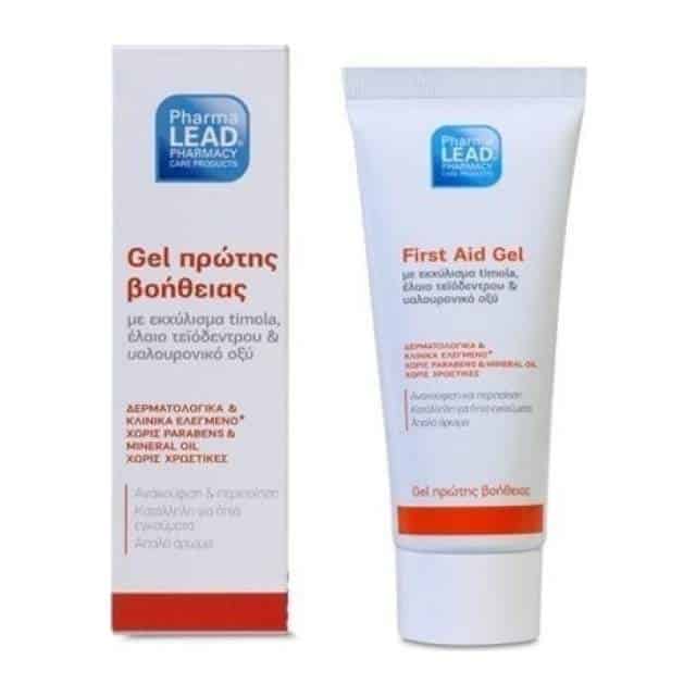 Pharmalead First Aid Gel με εκχύλισμα Timola έλαιο τεϊόδεντρου & υαλουρονικό οξύ 50ml
