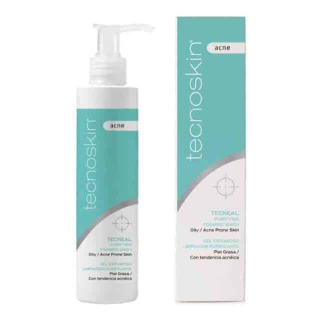 Tecnoskin Tecneal Purifying Foaming Wash Αφρίζον Τζελ Καθαρισμού για Λιπαρές & Ακνεϊκές Επιδερμίδες Πρόσωπο και Σώμα , 200ml