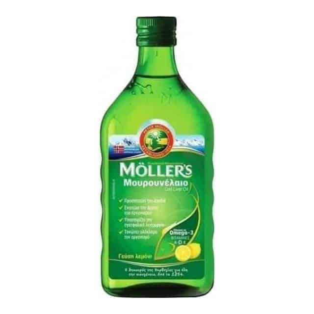 Mollers Μουρουνέλαιο με Γεύση Λεμόνι 250ml