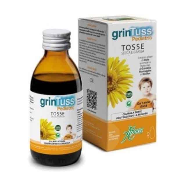 Aboca Grintuss Sirop Bambini Παιδικό Σιρόπι για Ξηρό και Παραγωγικό Βήχα 180ml