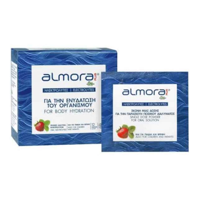 Almora Plus Ηλεκτρολύτες για την Ενυδάτωση του Οργανισμού, 12 φακελάκια