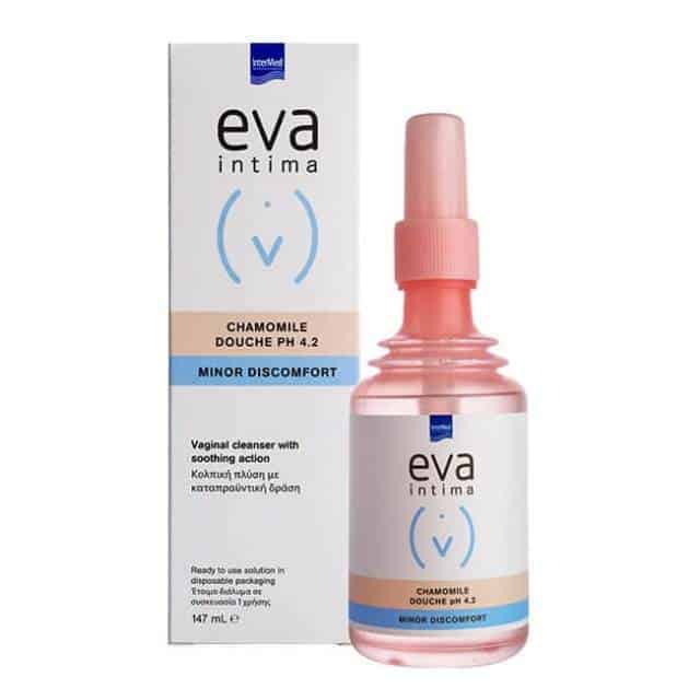Intermed Eva Chamomile Douche PH4.2 Minor Discomfort Κολπική Πλύση με Καταπραϋντική Δράση, 147ml