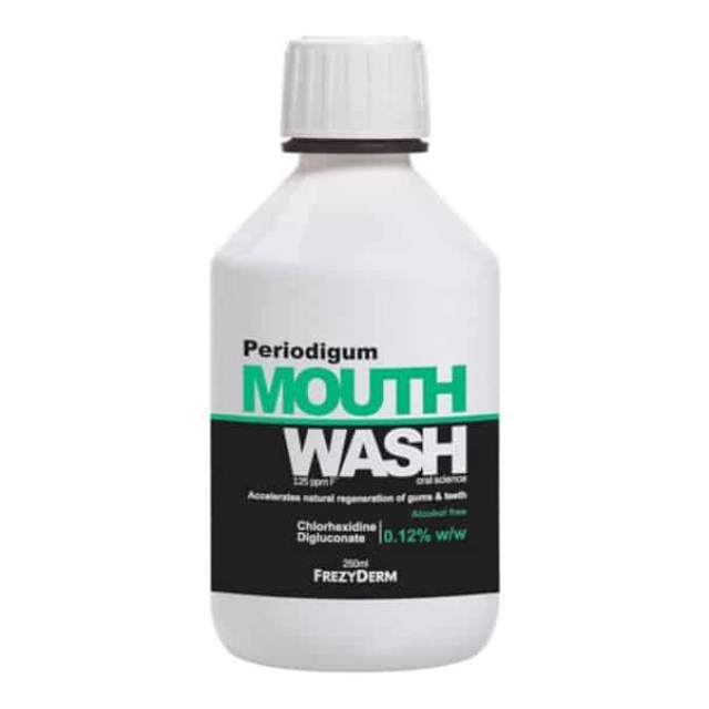 Frezyderm Periodigum Mouthwash Φθοριούχο Στοματικό Διάλυμα Κατάλληλο για Περιοδοντίτιδα 250ml
