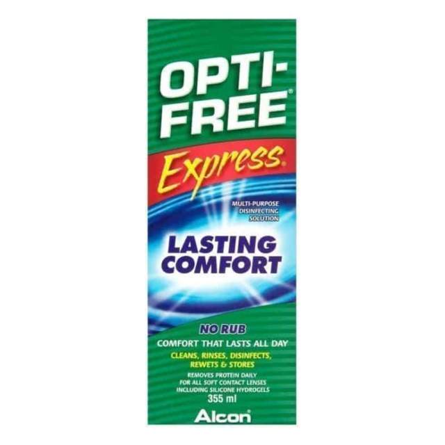 Alcon Opti-Free Express Διάλυμα Απολύμανσης Πολλαπλών Χρήσεων για Φακούς Επαφής, 355ml