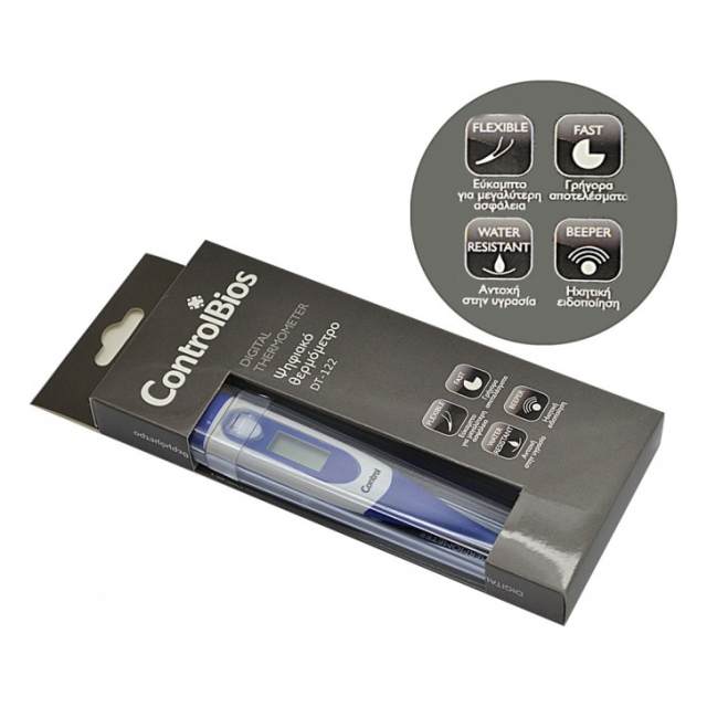 Control Bios Ψηφιακό Θερμόμετρο Εύκαμπτο Με Ηχητική Ειδοποίηση τμχ 1