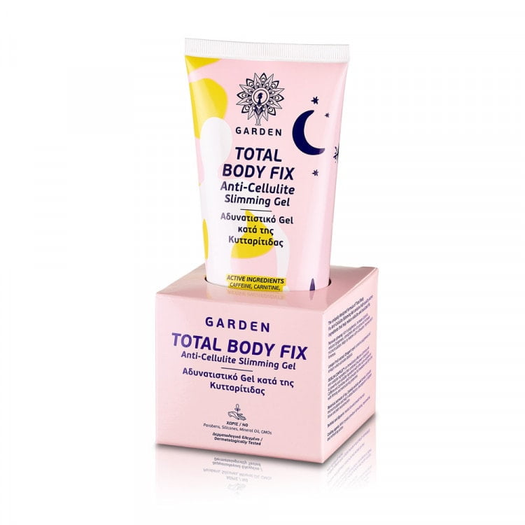 Garden Total Body Fix Gel, Αδυνατιστικό Gel κατά της Κυτταρίτιδας 150ml