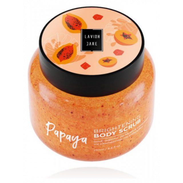 LC - Papaya Body Scrub 250ml Tilted-800x800
