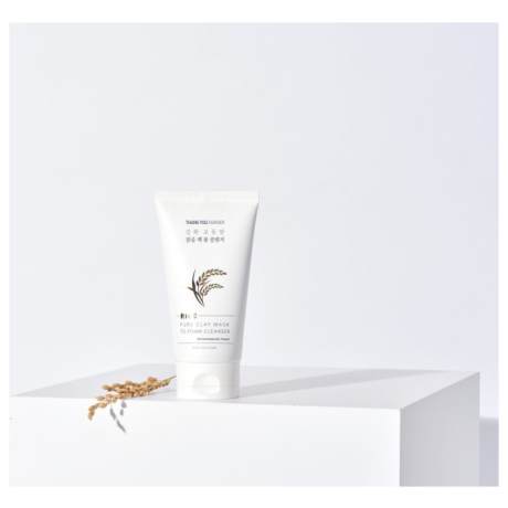 Thank You Farmer Rice Pure Clay Mask to Foam Cleanser 150ml Thank You Farmer Rice Pure Clay Mask to Foam Cleanser