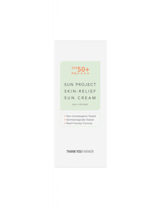 Thank You Farmer Sun Project Skin Relief Sun Cream SPF50+, 50ml