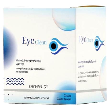Erghani Eye Clean Μαντηλάκια 16τμχ