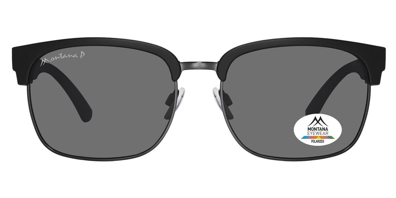 Montana Eyewear MP192 , Μαύρα Polarized Γυαλιά Ηλίου