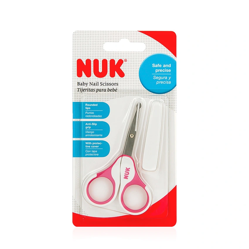 NUK BABY NAIL SCISSORS, ΒΡΕΦΙΚΟ ΨΑΛΙΔΑΚΙ ΝΥΧΙΩΝ 0m+  1TEM
