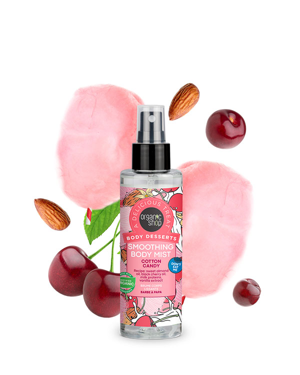 Organic Shop , Body Desserts Cotton Candy, Καταπραϋντικό Body Mist, 200ml