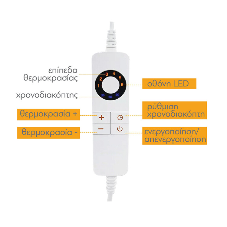 Matsuda Ηλεκτρικό  Θερμαινόμενο Μονό Υπόστρωμα UB-103 , 150x180 cm