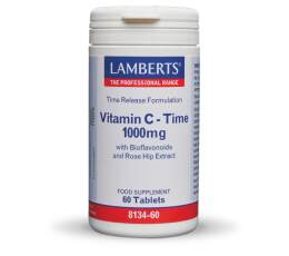 Lamberts Vitamin C Time Release , Βιταμίνη C ελεγχόμενης αποδέσμευσης 1000mg, 60 caps