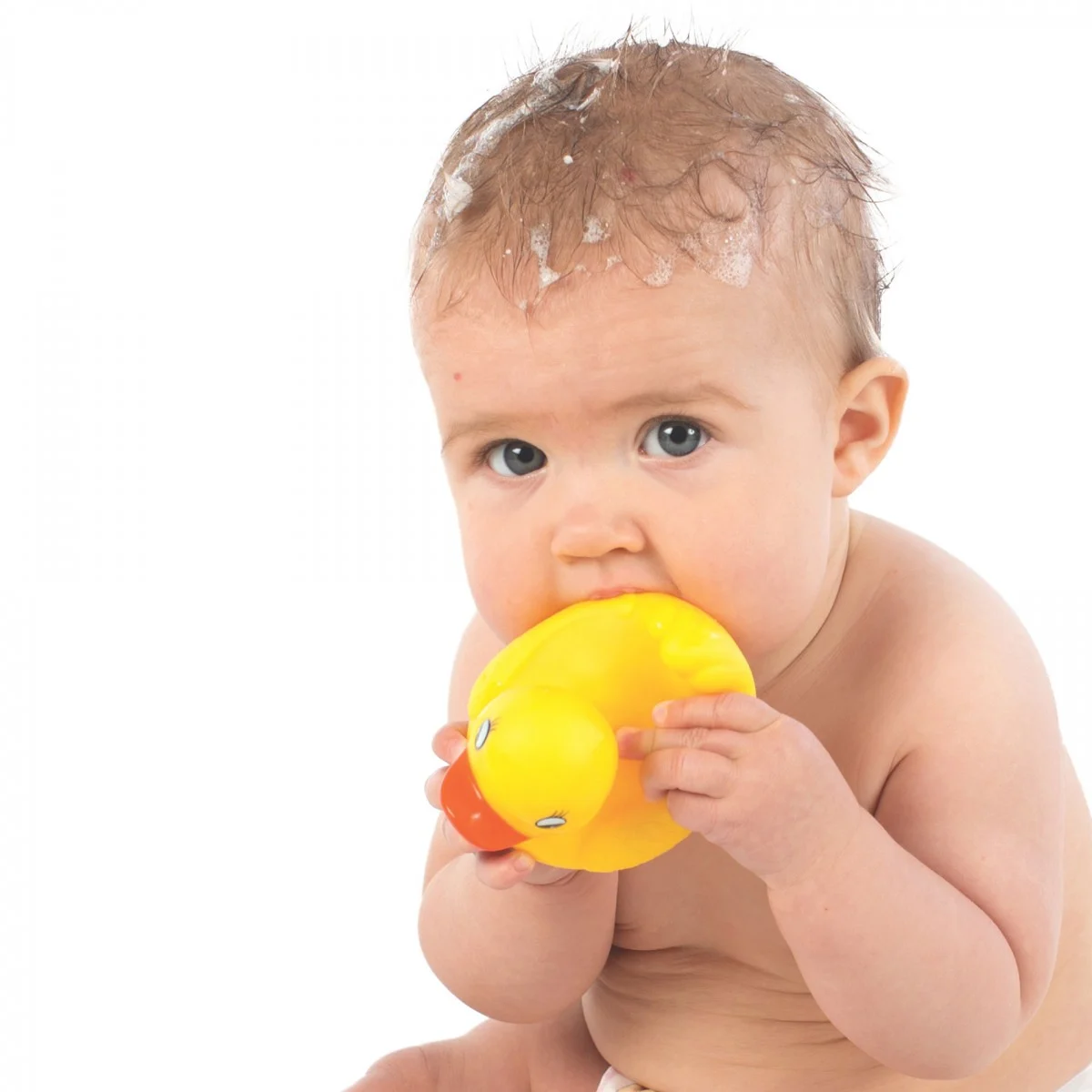 Playgro Bath Duckie, Παπάκι Μπάνιου 6+ 1ΤΕΜ