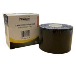 Prokure Kinesiology Tape , ΜαύρηΤαινία Κινησιοθεραπείας 5cm x 5m