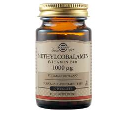 Solgar METHYLCOBALAMIN (VITAMIN B12) 1000μg  , 30 Υπογλώσσια Δισκία