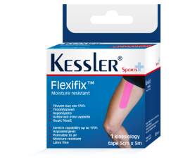 Kessler Flexifix Kinesiology Tape 5cm x 5m , Ροζ Ταινία Κινησιολογίας 1ΤΕΜ