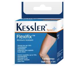 Kessler Flexifix Kinesiology Tape 5cm x 5m , Μπεζ Ταινία Κινησιολογίας 1ΤΕΜ