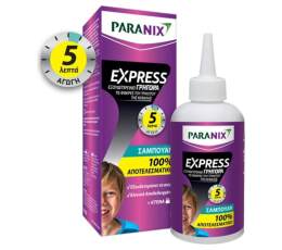 Paranix Express Shampoo 200ml , Περιέχει Χτένα